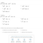 Multiplying Polynomials Worksheet 1 Answers Db excel