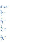 Pre Algebra 7 2 Adding And Subtracting Unlike Fractions Math Algebra