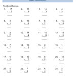 Second Grade Subtraction Math Worksheets EduMonitor