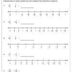 Subtracting Fractions Draw Hops Mixed Review Subtracting Fractions