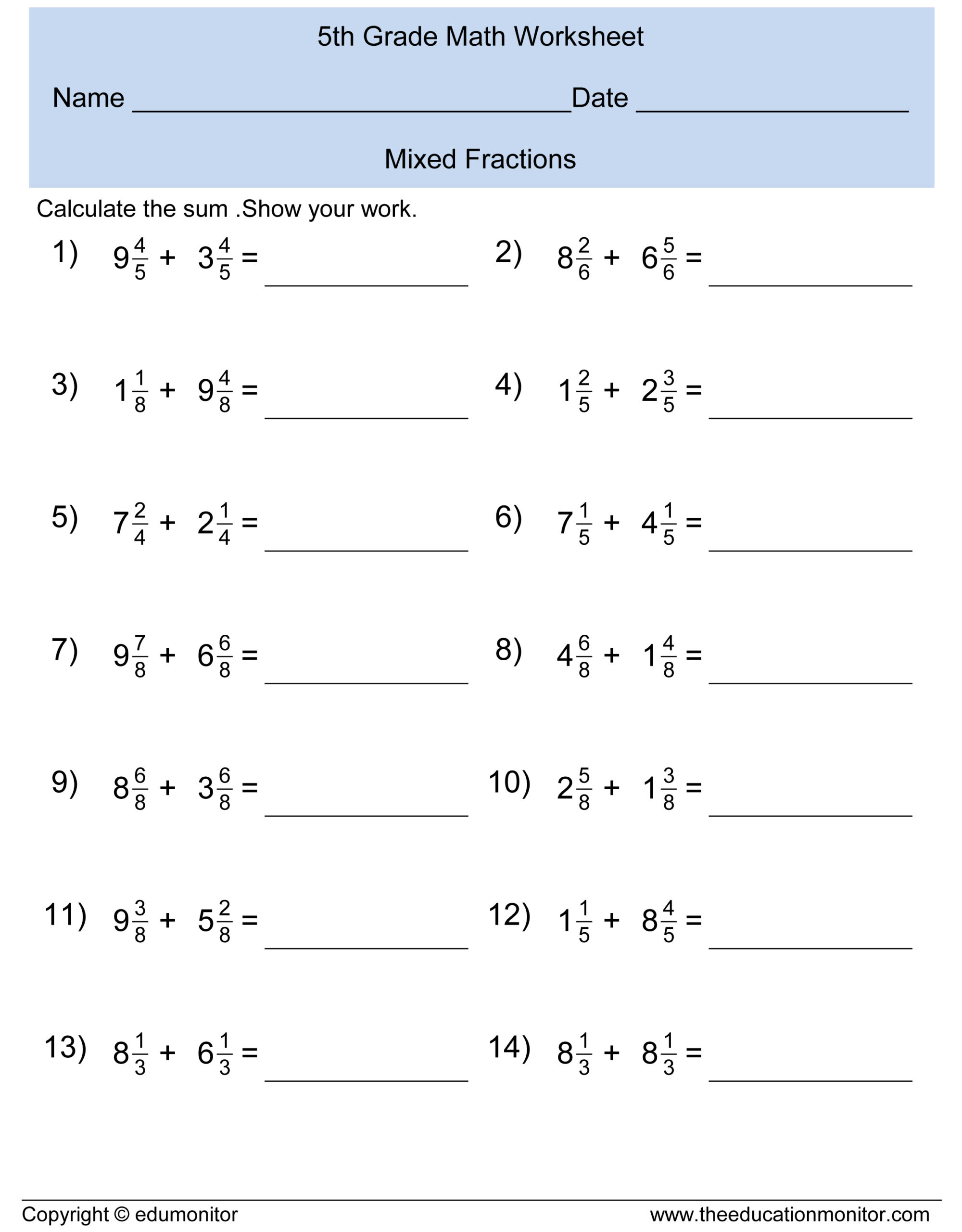 Superteacher Worksheets Fractions