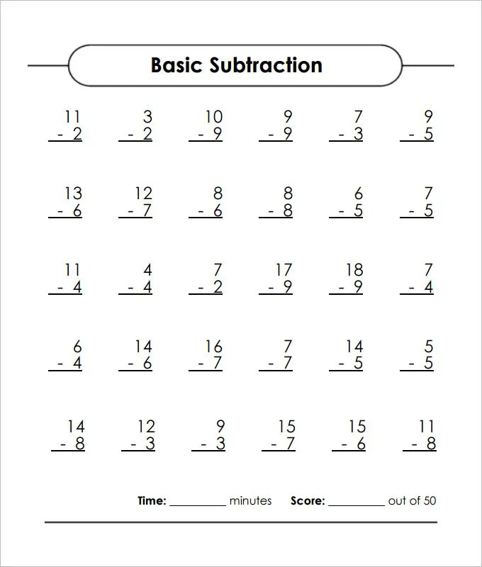 The Best Printable Addition And Subtraction Worksheets References Deb