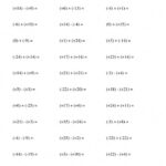 The Integer Addition And Subtraction With Parentheses Around All