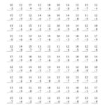 100 Math Facts Worksheets 13 Best Images Of Timed Subtraction