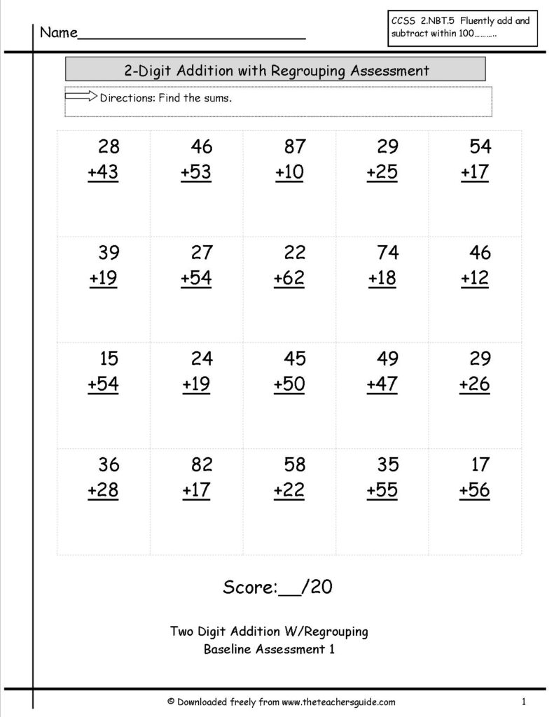12 4 Digit Subtraction With Regrouping Worksheet Worksheeto