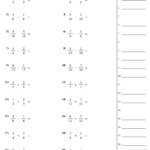 15 Adding And Subtracting Fractions Worksheets Free Pdf Adding And