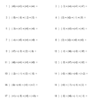 16 Best Images Of Adding Integers Worksheets 7th Grade With Answer Key