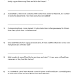 2 Digit Subtraction Word Problems Worksheets