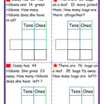 2 Digits Addition And Subtraction Word Problems Worksheet