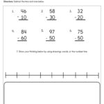 20 Subtracting Multiples Of 10 Worksheets Worksheet From Home