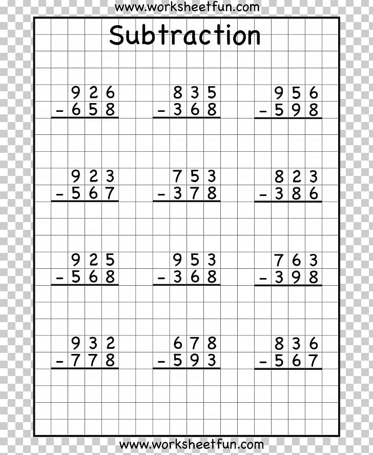 20 Subtraction Three Digit Worksheets Coo Worksheets