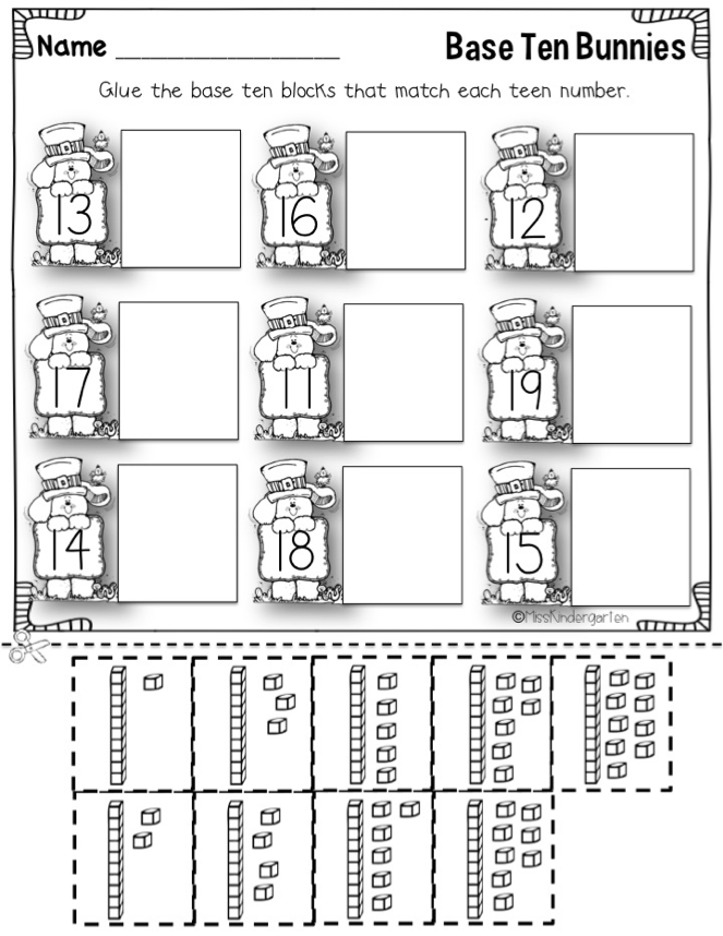 20 Subtraction With Base Ten Blocks Worksheets Coo Worksheets