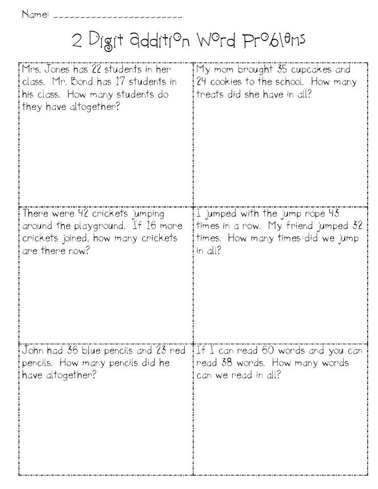 21 Addition And Subtraction Word Problems Worksheets For Grade 2 3 