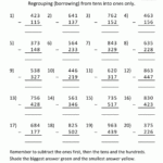 2nd Grade Subtraction Worksheets And Printables Edumonitor 2 Digit