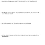 3 digit Addition Subtraction Word Problems Worksheet