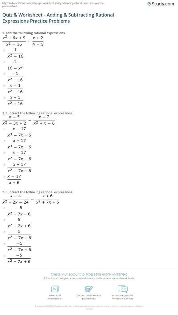 30 Adding And Subtracting Radicals Worksheet Education Template