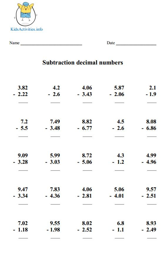 30 Estimating Sums And Differences Of Decimals Worksheets Pdf Coo