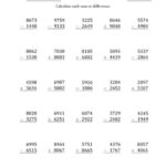 4 Digit Plus Minus 4 Digit Addition And Subtraction With SOME