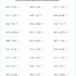 Add And Subtract Negative Fractions Worksheet Breadandhearth