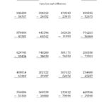 Adding 5 And 6 Digit Numbers Worksheets Helen Stephen s Addition