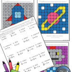 Adding And Subtracting Fractions Color By Number In 2020 Adding And