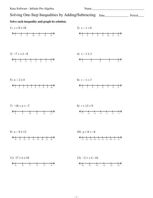 Adding And Subtracting Fractions Worksheets Kuta Software 