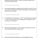 Adding And Subtracting Integers Worksheets