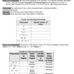 Adding And Subtracting Polynomials Worksheet Printable Pdf Download