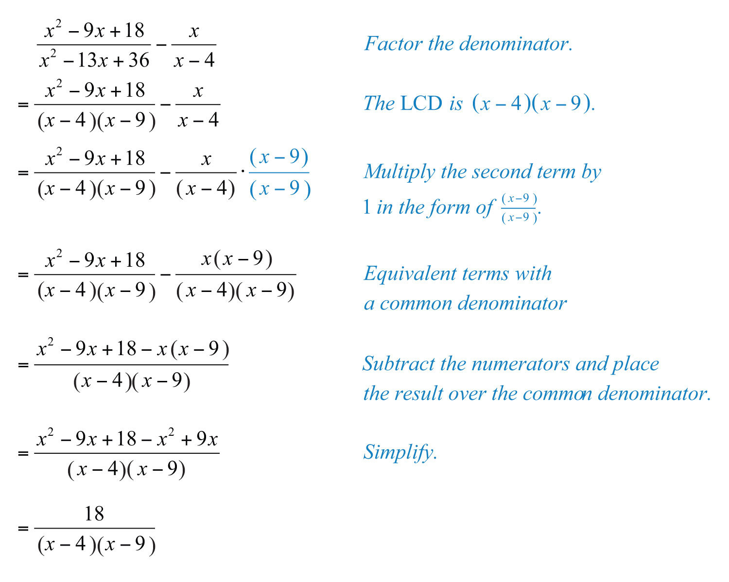 Adding And Subtracting Rational Expressions Worksheet Db excel