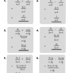 Adding And Subtracting Rational Worksheets Worksheets GO