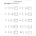 Adding And Subtracting Unlike Fractions Interactive And Downloadable