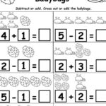 Adding And Subtracting Worksheets Kindergarten Worksheet For