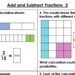 Adding Fractions With Different Denominators Worksheet Year 6 Maths