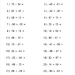 Adding Positive And Negative Numbers Worksheet Pdf Explore Worksheet