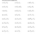 Adding Subtracting Multiplying Dividing Whole Numbers Worksheet