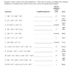 Adding Subtracting Polynomials Worksheet