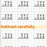 Addition And Subtraction Interactive Worksheet For Grade 3