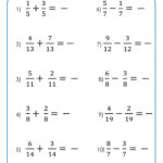 Addition And Subtraction Of Fractions