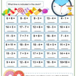 Addition And Subtraction Of Numbers Within 20 1st Grade Math Worksheets