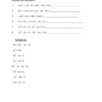 Addition And Subtraction Of Polynomials Interactive Worksheet