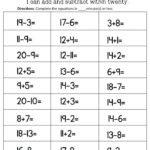 Addition And Subtraction To 20 Worksheets WorksheetsCity