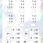 Addition And Subtraction Worksheets For Kindergarten Addition And