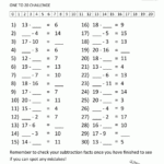 Division As Repeated Subtraction Worksheet For Grade 2 2nd Grade Math