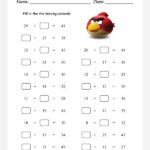 Find The Missing Number Addition And Subtraction Worksheets Google