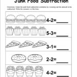 Food Math Subtraction Fun Worksheets 99Worksheets