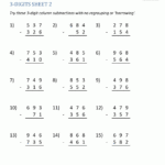 Free Math Worksheets 2nd Grade Addition And Subtraction Worksheet QA