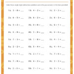 Fun Minus Worksheet Free Subtraction Worksheet For 1st Grade JumpStart