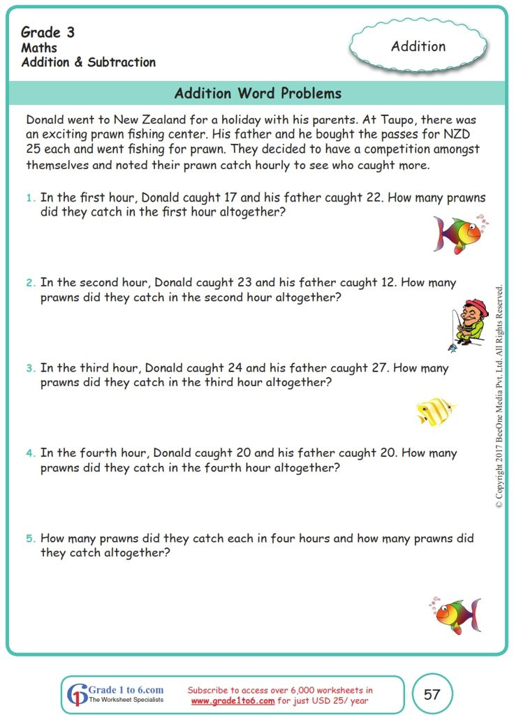 Grade 3 Class 3 Word Problems Worksheets Addition Word Problems Word 