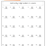 Grade 4 Math Worksheet Subtraction Part 5 Education PH