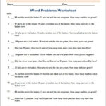 Grade 5 Subtraction Math Word Problems Pdf Archives EduMonitor